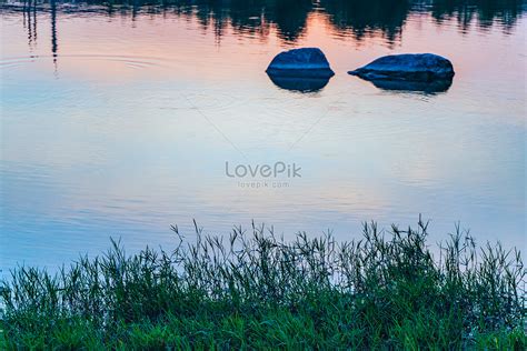 Sunset Evening Water Reflection Picture And HD Photos | Free Download On Lovepik