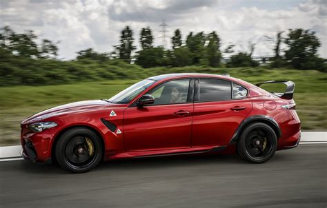 Wallpaper Speed Alfa Romeo Track Side Giulia GTAm 2020 Gran