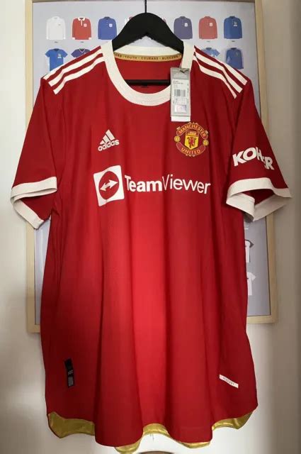 MAILLOT ADIDAS MANCHESTER United Player Issue Home 2021 2022 Taille XL