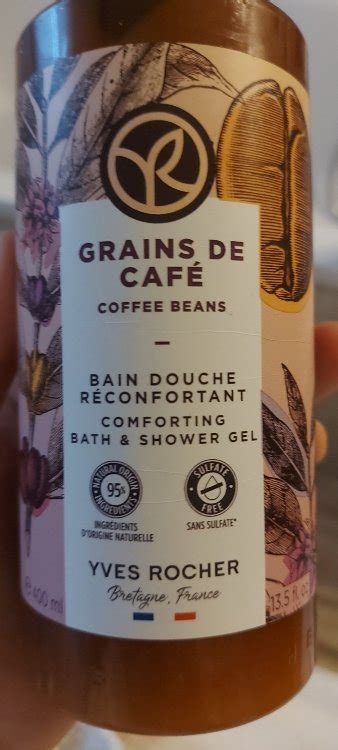 Yves Rocher Grains de Café Bain Douche Réconfortant 400 ml INCI