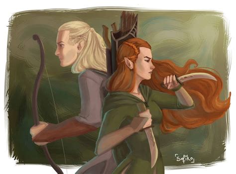 Legolas And Tauriel Legolas And Tauriel Legolas Tauriel