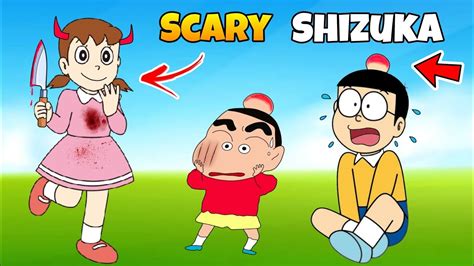 Shinchan And Nobita Escape From Scary Shizuka Shinchan And Nobita