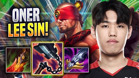 ONER CRAZY GAME WITH LEE SIN T1 Oner Plays Lee Sin JUNGLE Vs Vi