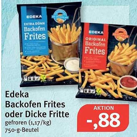 Edeka Backofen Frites Oder Dicke Fritte Angebot Bei Feneberg