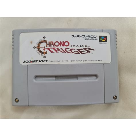 Fita Snes Chrono Trigger Original Shopee Brasil