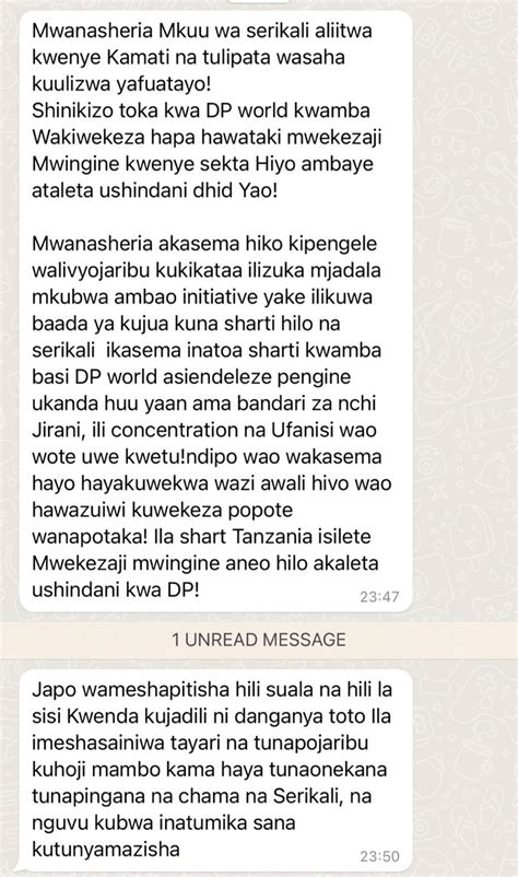 Tanzania Abroad TV On Twitter UJUMBE Mwanasheria Mkuu Wa Serikali