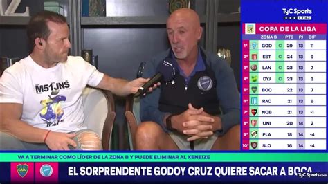 Daniel Oldrá en la previa de la visita de Godoy Cruz vs Boca Somos