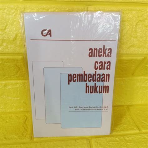 Jual Buku Aneka Cara Pembedaan Hukum Shopee Indonesia