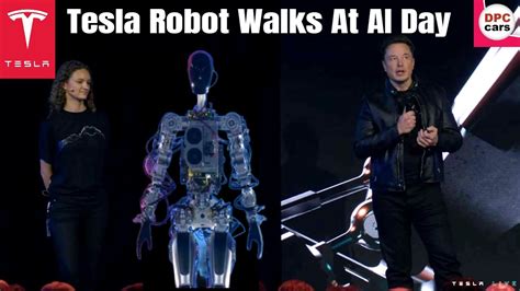 Tesla Humanoid Robot Walks At AI Day 2022 YouTube