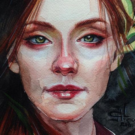 Watercolor Paintings Nature Watercolor Portrait Painting Diy Art