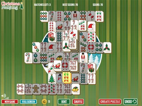 Christmas Mahjong Play Online On Flash Museum