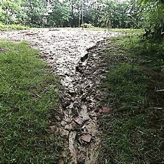 Gunung Anyar Mud Mountain In East Java There Are Five Active Mud