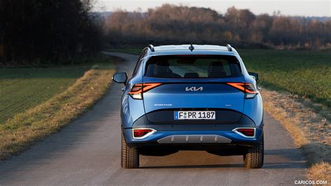 2023 Kia Sportage Color Blue Flame Euro Spec Rear