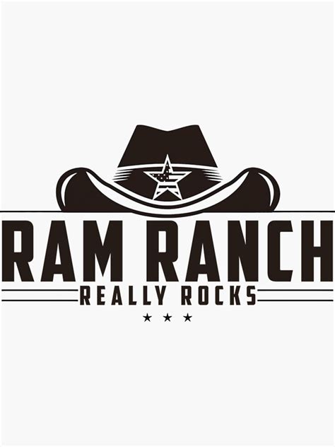 "Ram Ranch Really Rocks, Ram Ranch, Ram Ranch Lyrics " Sticker by ...