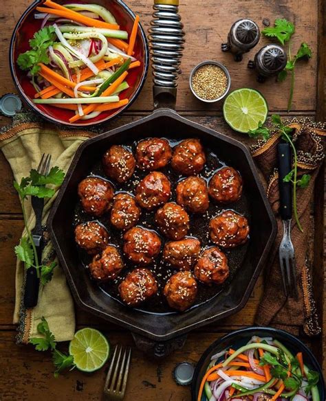 Hoisin Meatballs Recipe From The Big Feast