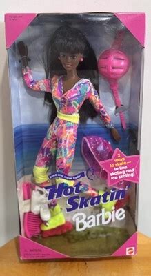 Yahoo オークション Vtg Hot Skating Barbie Doll Mattel NRFB In li