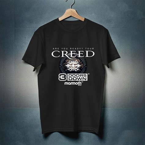 Creed 2024 Tour T Shirt Are You Ready Tour Shirt Creed Band Fan Tee