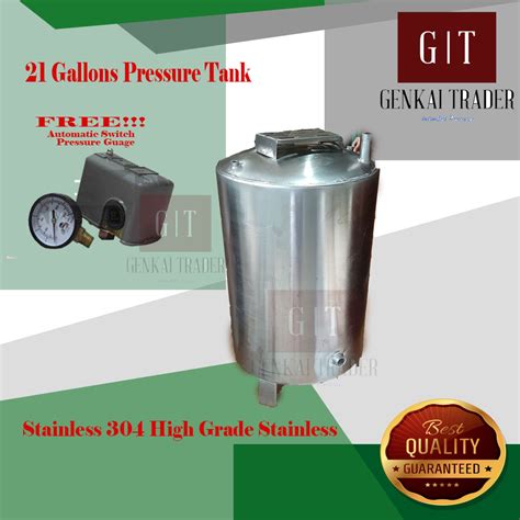 Pressure Tank Stainless 21 Gallons Lazada PH