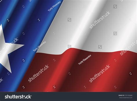 Texas Waving Flag Stock Vector (Royalty Free) 725102668 | Shutterstock