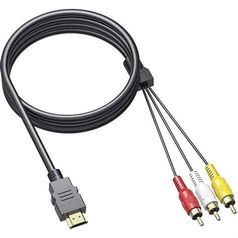 Kawany Hdmi To Rca Cable Upgraded Hdmi To Rca Converter