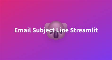 Fastapi App Main Py Trijal026 Email Subject Line Streamlit At Main