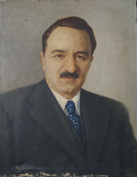 Anastas Mikoyan Large Male Portrait Antique Oil Painting Etsy