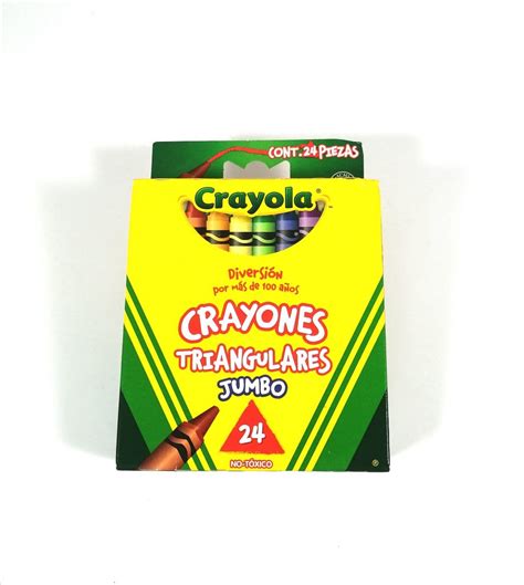 CRAYON CRAYOLA C 24PZ TRIANGULAR JUMBO Casa Papelera Monroy