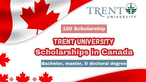 Trent University Scholarships 2024 in Canada