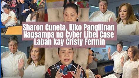 Sharon Cuneta Kiko Pangilinan Nagsampa Ng Cyber Libel Case Laban Kay