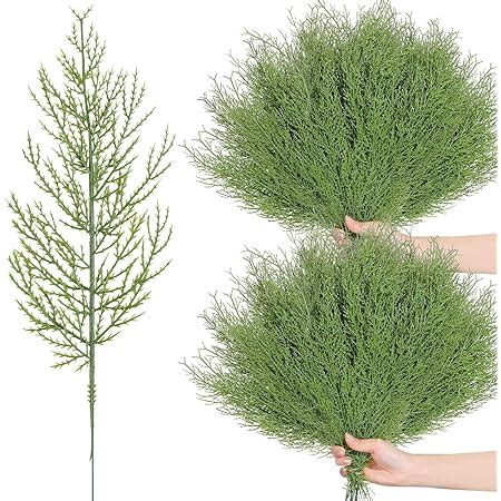 Amazon Pcs Artificial Pine Branches Faux Cedar Branches