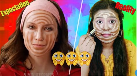 Testing Out Viral Makeup💄 Hacks By 5 Minute Crafts Bae Beauty Youtube