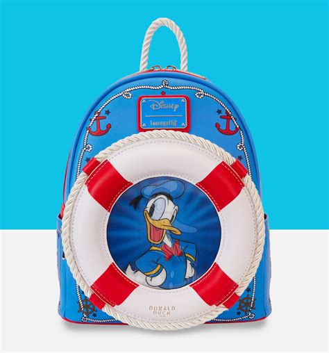 Loungefly Disney Donald Duck 90th Anniversary Mini Backpack