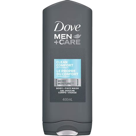 Dove Men Care Body And Face Wash For Hydrated Skin Clean Comfort With Micro Moisture