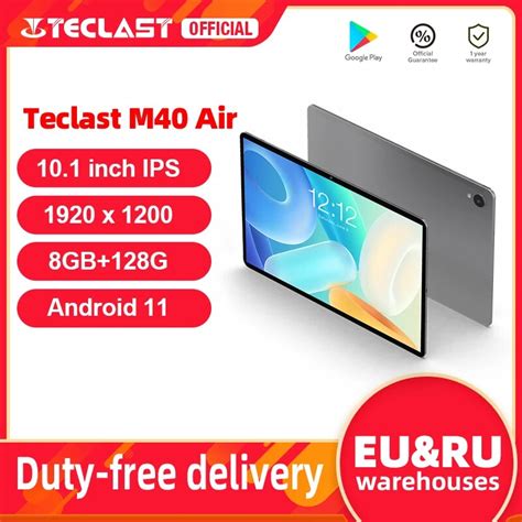 World Premiere Teclast M Air Inch Tablet X Fhd Gb Ram