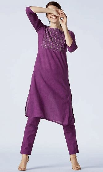 10 Stunning Mirror Work Kurti Designs For Women In 2023