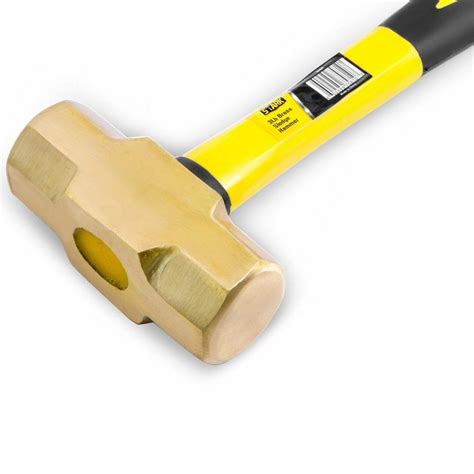 Stark 3 Lbs Brass Sledge Hammer With Fiberglass Handle PIP Hardware