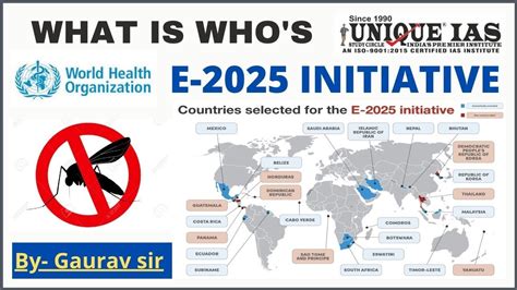 WHO S Launches E 2025 Initiative I By Gaurav Marwaha Sir YouTube