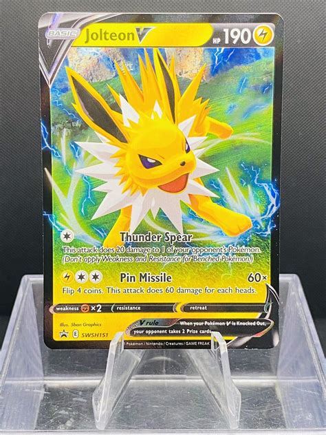 Mavin Jolteon V SWSH151 SWSH Black Star Promo Ultra Rare