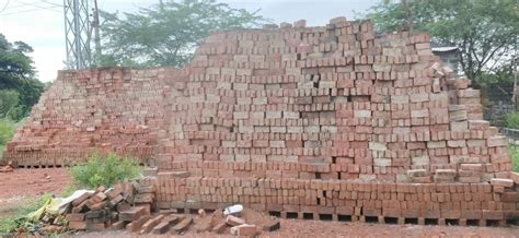 Soil Rectangular Red Clay Brick Size At Rs In Kodad Id