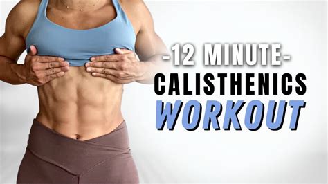 Best Minute Calisthenics Workout No Equipment Follow Along Youtube