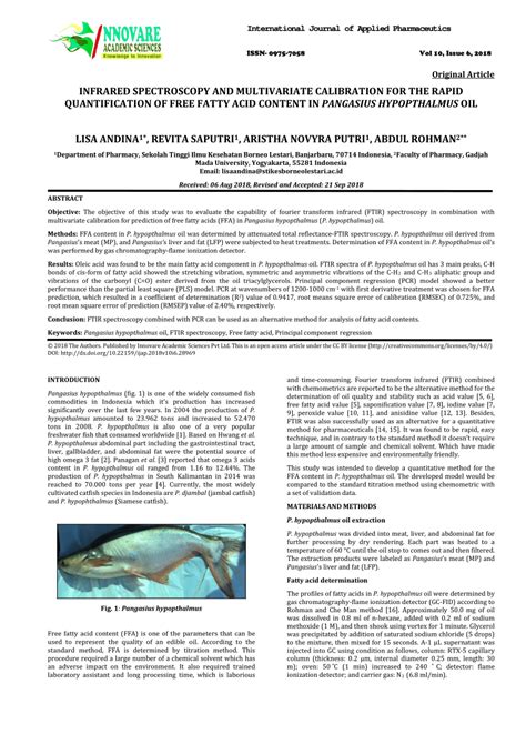 PDF Infrared Spectroscopy And Multivariate Calibration For The Rapid