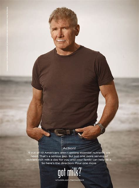 Harrison Ford Headlines Latest Ad For The National Milk Mustache Got