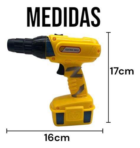 Kit Parafusadeira E Furadeira Pilha Infantil Ferramentas Dengotoys