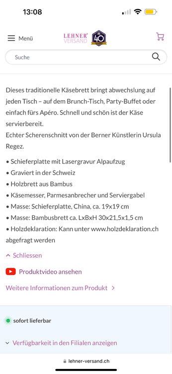 K Sebrett Alpaufzug Familie Ap Ro Schieferplatte K Semesser Kaufen