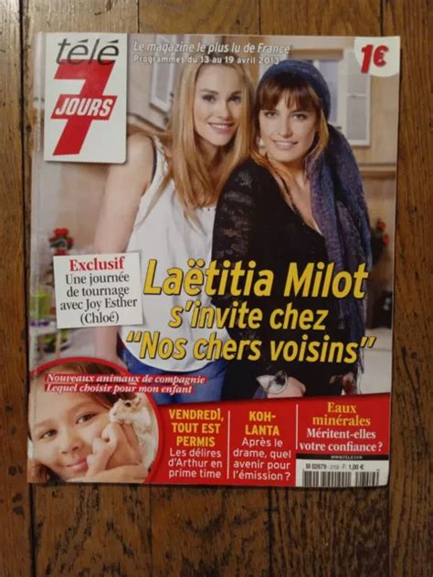 MAGAZINE TÉLÉ 7 jours de 2013 Laëtitia Milot Joy Esther EUR 5 00