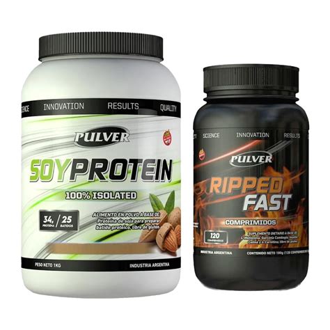 Soy Protein De Pulver Ripped Fast Tabletas Demusculos