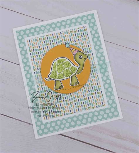 Turtle Friends Birthday Card Bonnie Sanche Stampin Up Demonstrator