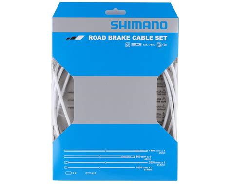 Shimano Road PTFE Brake Cable Housing Set White 1 6mm 1000