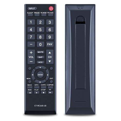 CT RC1US 18 Remote Control For Toshiba TV 32L310U20 49L510U18 55L510U18