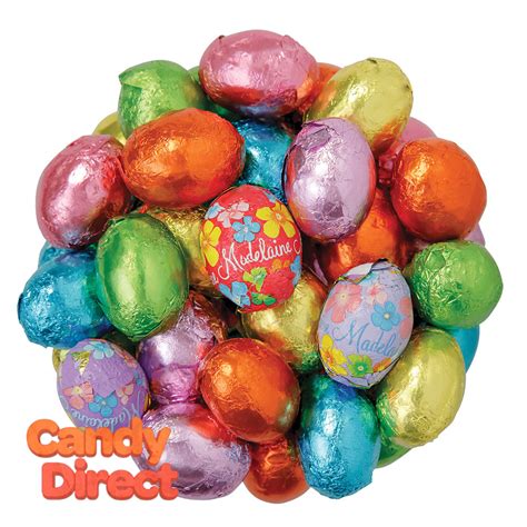 Chocolate Easter Eggs Foil Wrapped 5lb